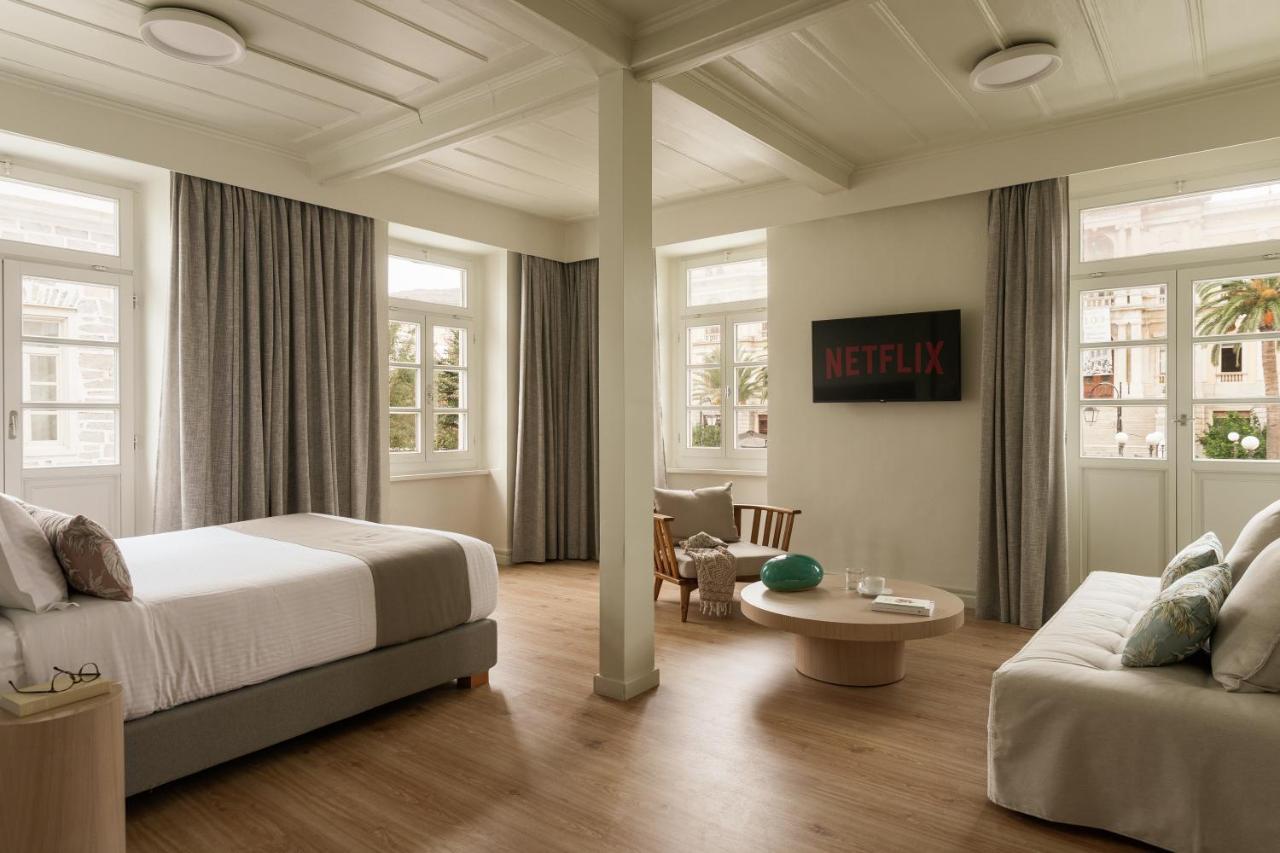 Syros Soul Luxury Suites Ermoúpoli Eksteriør bilde